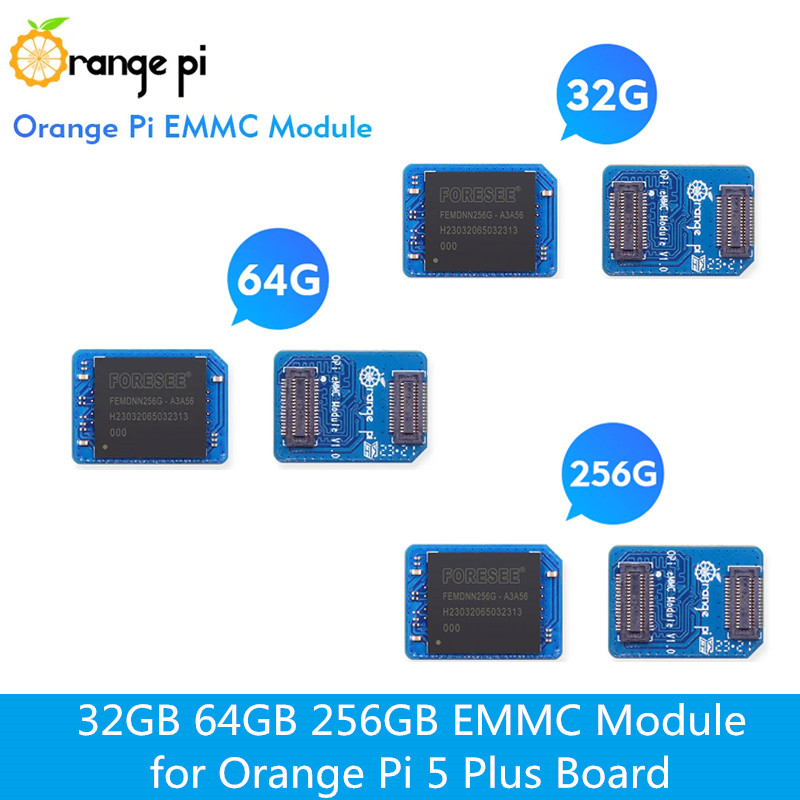 Orange Pi 5 Plus 32Gb - 오렌지 파이 EMMC 모듈, 오렌지 파이