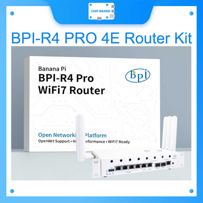 바나나 파이 BPI-R4 PRO 4E 라우터 키트, 미 - Bananapi Bpi R4 Wifi 7 리뷰 및 가격